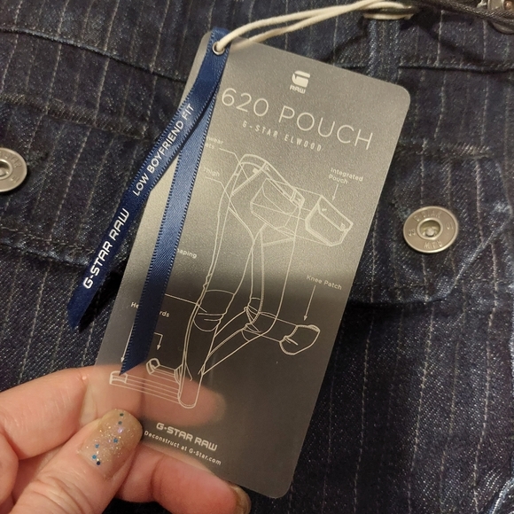 G star raw pouch boyfriend jeans bnwt size 25 - Picture 4 of 8